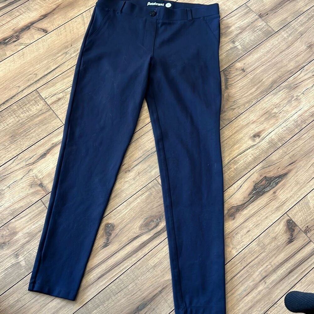 Betabrand size medium navy blue pull on pants